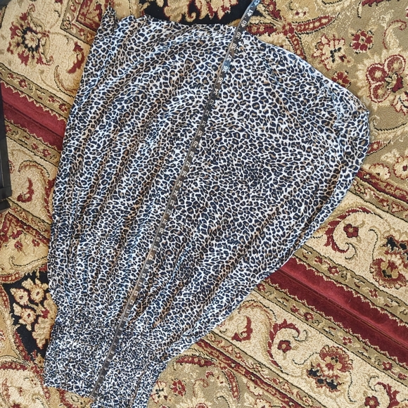 2/20 Vintage strapless leopard print dress - Picture 8 of 8